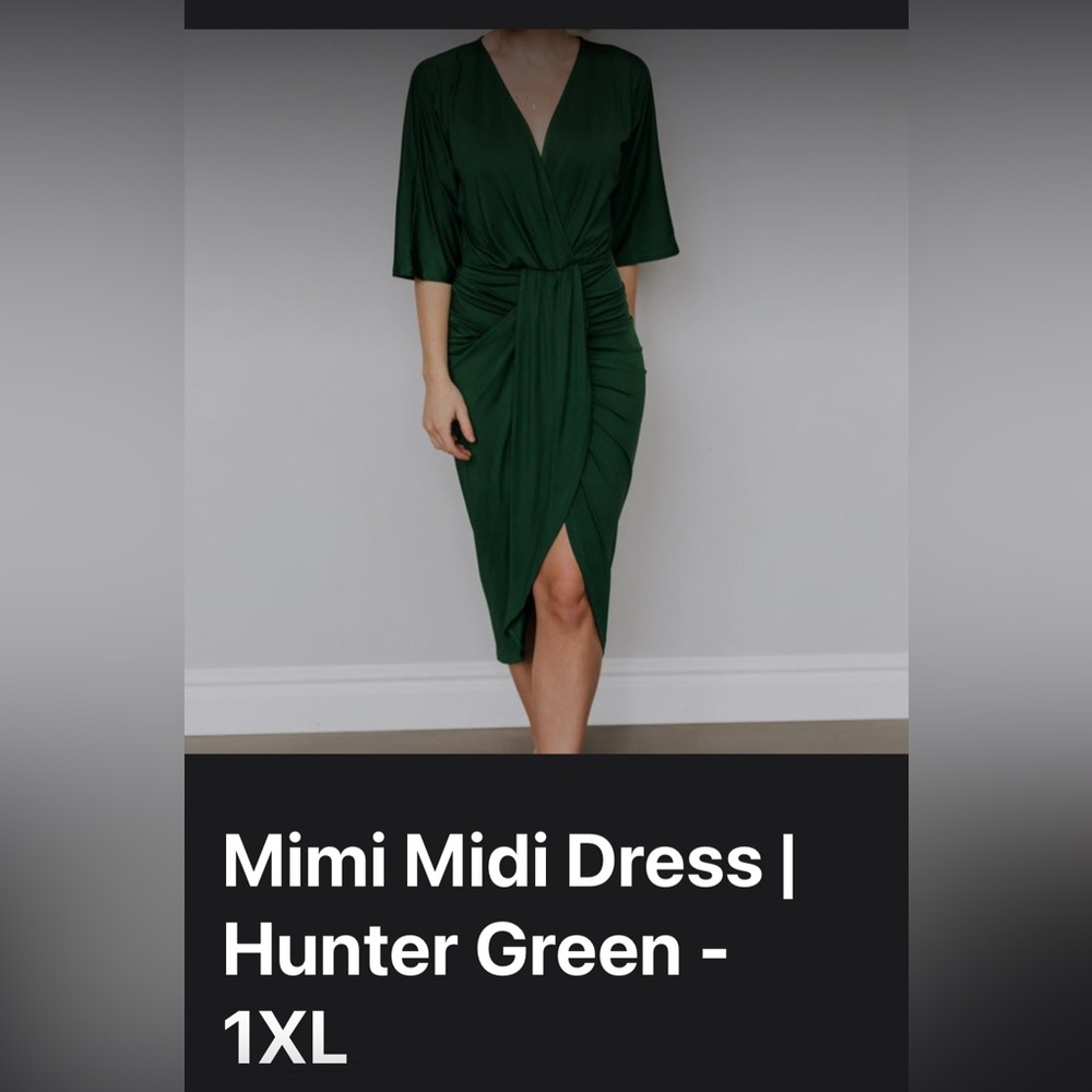 Baltic Born Mimi Dress in Emerald Green